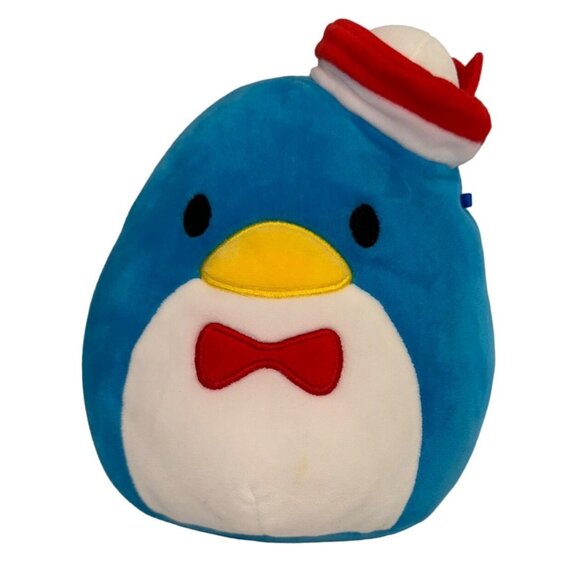 Squishmallows x Sanrio Tuxedo Sam 8" Plush Hello Kitty Penguin SIL-34947 Stuffie - Picture 1 of 8